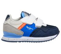 Pepe Jeans Jungen London South Bk Sneak, Blau, Dunkles Denimblau