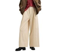 Funktionshose PEPE JEANS "trousers KHLOE", Damen, Gr. M, beige (weiß), 99% Baumwolle, 1% Elasthan, Hosen Funktionshose (20285309-M) weiß