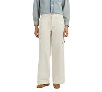 Funktionshose PEPE JEANS "Hose KIRA PANT", Damen, Gr. S, beige (mousse weiß), 100% Baumwolle, Hosen Funktionshose (30069743-S) mousse weiß