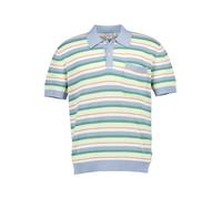 Pepe Jeans Kurzarmpullover Herren Regular Fit Baumwolle blau gestreift, XL