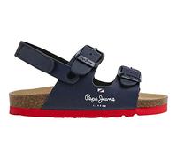 Pepe Jeans London Bio Double Kansas Bk Herren Regular Fit Anatomische Sandalen, Blau