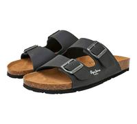 Pepe Jeans London Bio M Double Kansas Herren Regular Fit Anatomische Sandalen, Blaues Waschen