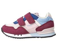 Pepe Jeans London Classic Gk Sneaker für Mädchen, Red Crushed Berry, 32 EU