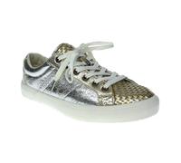 Pepe Jeans London CLINTON INTERLACED - Damen Schuhe Sneaker - PLS30246 - silber für Damen, silber, Größe 38 EU