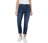 Relax-fit-Jeans PEPE JEANS "VIOLET" Gr. 30, N-Gr, blau (medunkel dark) Damen Jeans Weite (18890937-30)