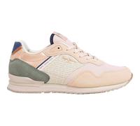 Pepe Jeans London Print mehrfarbige Turnschuhe aus Leder