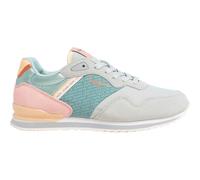 Pepe Jeans London Print mehrfarbige Turnschuhe aus Leder