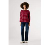 Langarmshirt PEPE JEANS "BANILLA", Damen, Gr. M, 387penn pink, Single Jersey, Obermaterial: 100% Baumwolle, gestreift, normal, Rundhals, Shirts Langarmshirt, mit Rundhals (23667720-M) 387penn pink