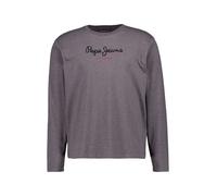 Pepe Jeans Longsleeve Herren Regular Fit Langarm Rundhals Baumwolle grau, M