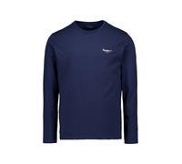 Pepe Jeans Longsleeve Herren Slim Fit Langarm Rundhals Baumwolle blau, L