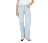 Relax-fit-Jeans PEPE JEANS "relaxed fit jeans LOOSE ST JEANS MW HAZEL", Damen, Gr. 26, Länge 32, blau (vintage light blau), Jeans (43978739-26) vintage light blau