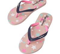 Pepe Jeans Mädchen Dorset Stars Flipflop, Navy, 32 EU