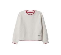 Pepe Jeans Mädchen Florence Strickwaren, Weiß (Mousse White), 12 Jahre