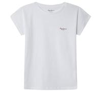 Pepe Jeans Mädchen Gigi T-Shirt, Weiß (Weiß), 14 Jahre