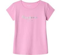 Pepe Jeans Mädchen Hana Glitter N T-Shirt, Rosa (Eisbecher Pink), 14 Jahre