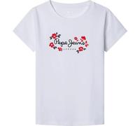 Pepe Jeans Mädchen Maisie T-Shirt, Weiß (Weiß), 14 Jahre