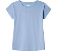 Pepe Jeans Mädchen Nuria N T-Shirt, Blau (Azzurroblau), 16 Jahre