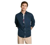Pepe Jeans Herren Manley Hemd, Blau (Dulwich Blue), M