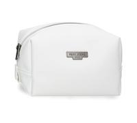 Pepe Jeans Margaret Kulturbeutel, Weiß, 17,5 x 10,5 x 9,5 cm, Polyester und PU by Joumma Bags