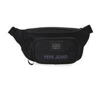 Pepe Jeans Matlock Gürteltasche, Schwarz, 30 x 13 x 5 cm, Kunstleder und Polyester von Joumma Bags