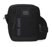 Pepe Jeans Matlock Umhängetasche klein schwarz 15 x 19,5 x 6 cm Kunstleder und Polyester by Joumma Bags