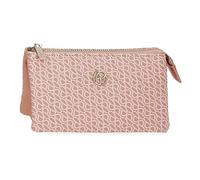 Pepe Jeans Megan Geldbörse mit DREI Fächern, Rosa, 17,5 x 9,5 x 2 cm, Rosa, Talla única, Geldbörse mit DREI Fächern