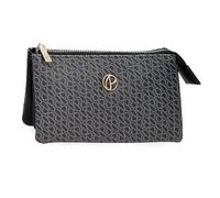 Pepe Jeans Megan Geldbörse mit DREI Fächern, Schwarz, 17,5 x 9,5 x 2 cm, Schwarz, Talla única, Geldbörse mit DREI Fächern