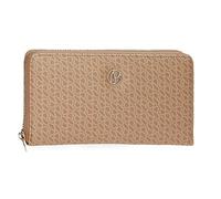 Pepe Jeans Megan Geldbörse mit Kartenfach, Braun, 19,5 x 10 x 2 cm, braun, Talla única, Brieftasche mit Kartenfach