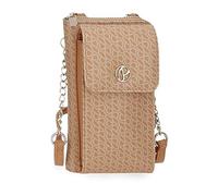 Pepe Jeans Megan Kleine Umhängetasche Braun 11x20x4 cm Kunstleder, braun, Talla única, Kleine Umhängetasche