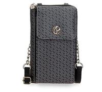 Pepe Jeans Megan Kleine Umhängetasche Schwarz 11x20x4 cm Kunstleder, Schwarz, Talla única, Kleine Umhängetasche