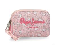 Pepe Jeans MIA Monedero Pink Claro 12x8x2 cm Polyester von Joumma Bags