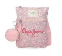 Pepe Jeans MIA Schultertasche Plana Rosa Claro 20x24x1 cm Polyester von Joumma Bags