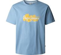 Pepe Jeans Milton Tee T-Shirt für Herren, Blau (SOHO Blue), Größe L, Blau (Soho Blue), L
