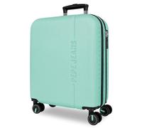Pepe Jeans Montana Kabinenkoffer, blau, 40 x 55 x 20 cm, Harter ABS-Kunststoff, integrierter TSA-Verschluss, 37 l, 3 kg, ausziehbar, Handgepäck