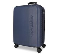 Pepe Jeans Montana Koffer, mittelgroß, blau, 48 x 68 x 27 cm, ABS-Kunststoff, integrierter TSA-Verschluss, 72 l, 4,14 kg