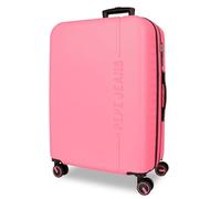 Pepe Jeans Montana Koffer, mittelgroß, Rosa, 48 x 68 x 27 cm, Harter ABS-Kunststoff, integrierter TSA-Verschluss, 72 l, 4,14 kg