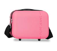 Pepe Jeans Montana Nececer anpassbar, Rosa, 25 x 21 x 15 cm, Harter ABS-Kunststoff, 9,1 l, 0,8 kg