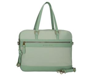 Pepe Jeans Morgan Laptoptasche 39,6 cm (15,6 Zoll), Grün, 41 x 30 x 14 cm, Polyester mit Kunstlederdetails von Joumma Bags, grün, Talla única, Laptoptasche