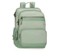 Pepe Jeans Morgan Rucksack für Notebook, 39,6 cm (15,6 Zoll), Grün, 29 x 41 x 14 cm, Polyester mit Kunstlederdetails, 17,22 l, von Joumma Bags, grün, Talla única, Laptop-Rucksack