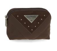 Pepe Jeans Natalie Geldbörse Braun 11,5 x 8,5 x 1,5 cm Kunstleder und Polyester von Joumma Bags