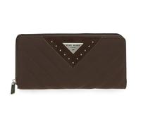 Pepe Jeans Natalie Geldbörse, Braun, 19,5 x 10 x 2 cm, Kunstleder und Polyester von Joumma Bags