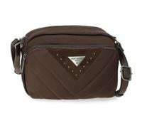 Pepe Jeans Natalie Umhängetasche Braun 21,5 x 15 x 5 cm Kunstleder und Polyester von Joumma Bags