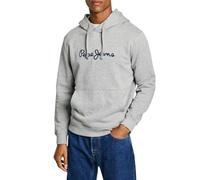 Pepe Jeans Herren New Joe Hoodie Sweatshirt, Grau (Marl Grey), S
