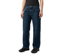 Loose-fit-Jeans PEPE JEANS "relaxed fit jeans LOOSE ST JEANS LW NICKY", Damen, Gr. 30, Länge 30, blau (authentic schwarz indigo, soft to), 100% Baumwolle, Jeans (22578955-30) authentic schwarz indigo,