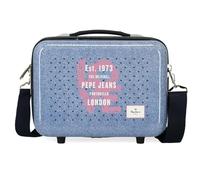 Pepe Jeans Noni Denim Nececer anpassbar, mehrfarbig, 29 x 21 x 15 cm, starr, ABS, 9,14 l, 0,6 kg von Joumma Bags, bunt, Brauchen anpassbar
