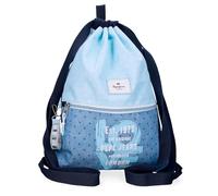 Pepe Jeans Noni Denim Rucksack, Blau, 35 x 46 cm, Polyester, von Joumma Bags, blau, Talla única, Rucksack