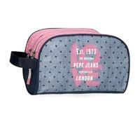 Pepe Jeans Noni Denim Schulrucksack mit Trolley, Mehrfarbig, 30 x 40 x 12 cm, Polyester, 14,4 l, bunt, Schulrucksack mit Trolley