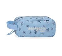 Pepe Jeans Olivia Estuche Triple Blue Claro 22x10x9 cm Polyester 1, 98L von Joumma Bags