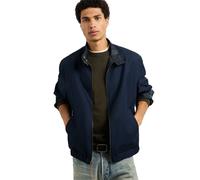 Winterjacke PEPE JEANS "winter jacket REVERSIBLE COTTON HARRINGTON", Herren, Gr. M, grün (dulwich blau), 62% Baumwolle, 38% Polyester, Jacken Winterjacke (84787044-M) dulwich blau