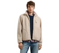 Winterjacke PEPE JEANS "winter jacket BORG JACKET", Herren, Gr. XL, beige (malt beige), 100% Polyester, Jacken Winterjacke (90838842-XL) malt beige